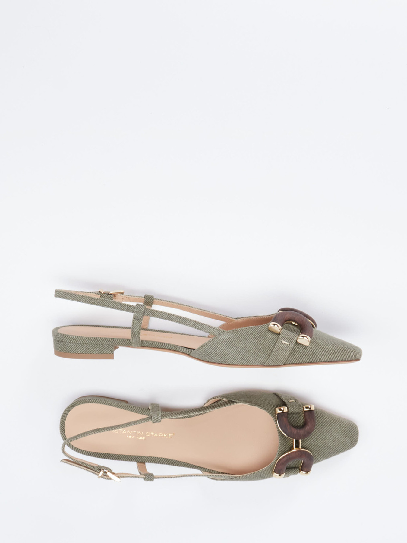 Slingpumps grün 1301629000104