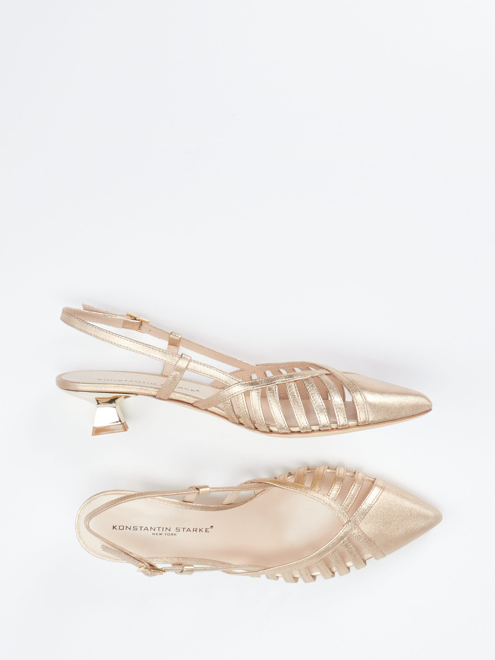 Slingpumps gold 1302889000204