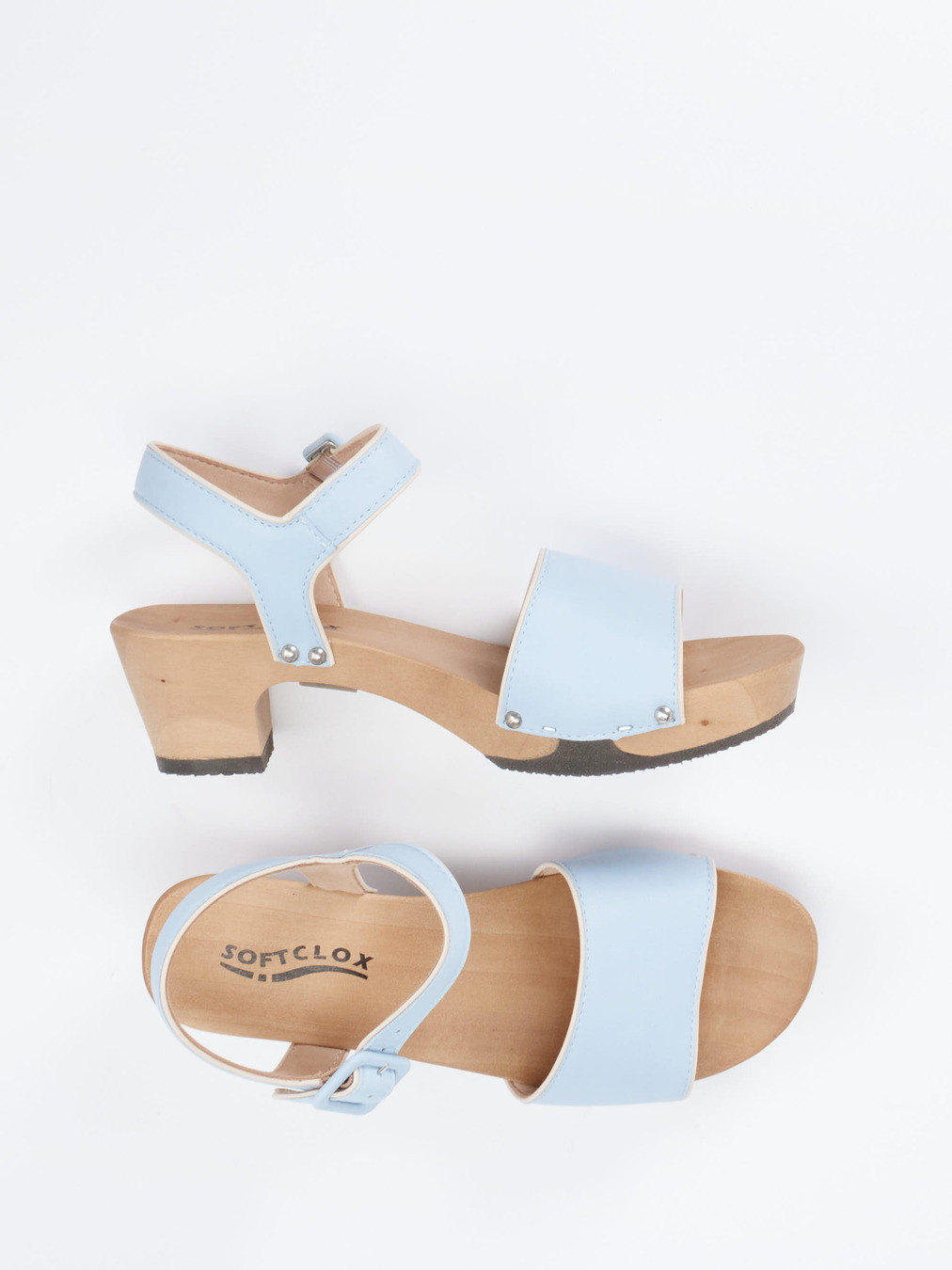 Plateausandalette blau 1249199000404