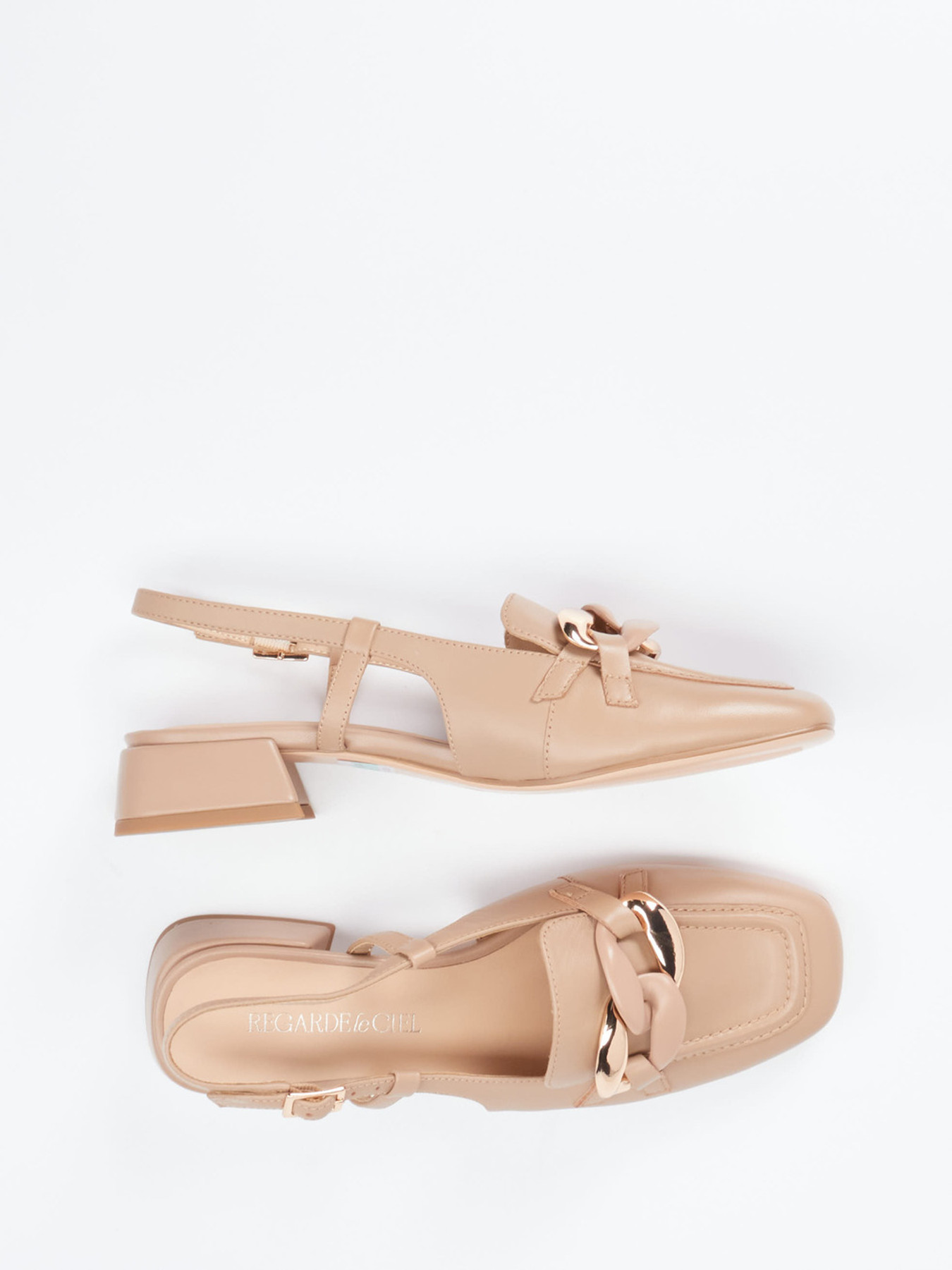 Slingpumps beige 1302359000304