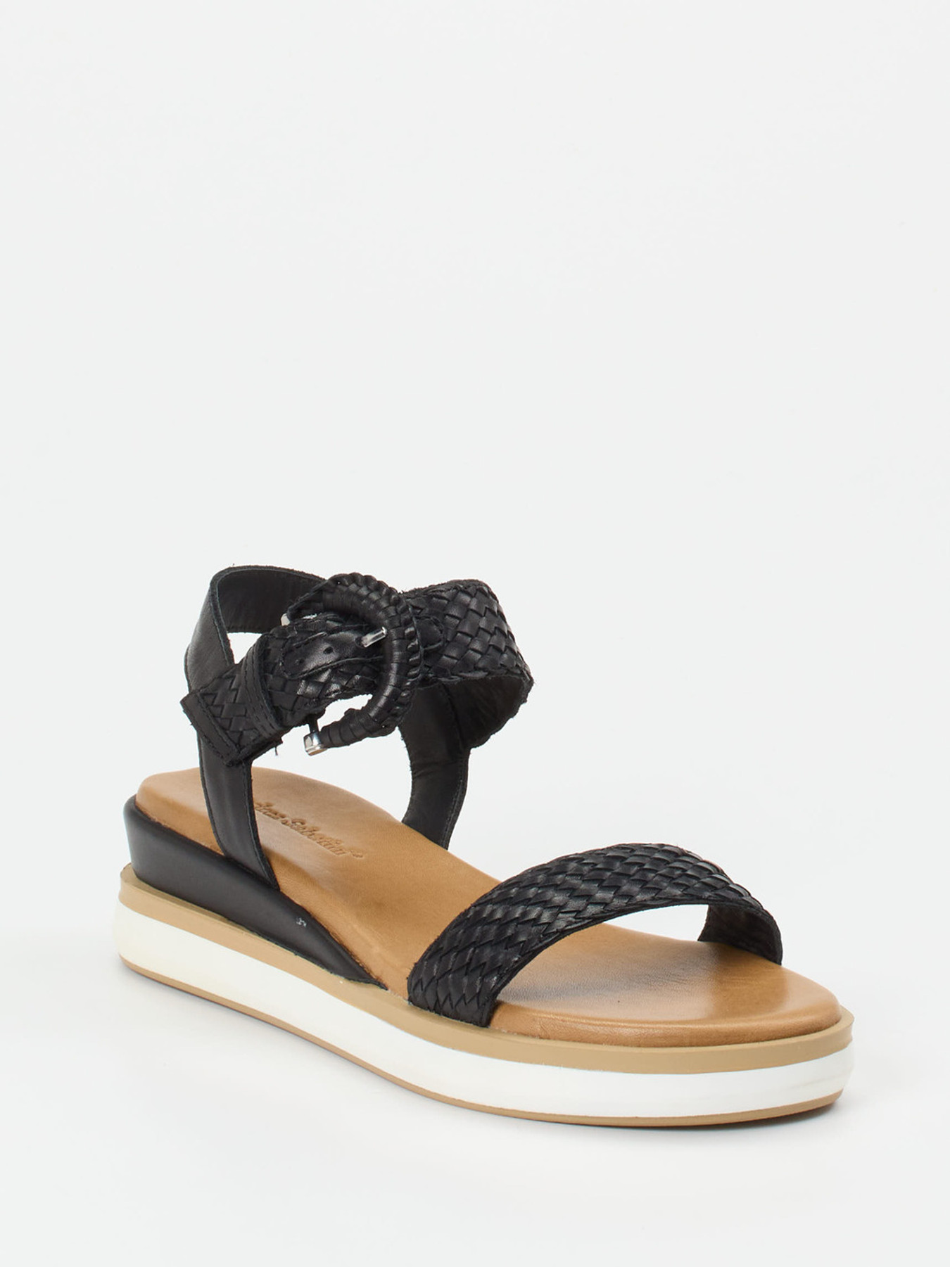 Plateau-Sandalette schwarz 1245009000706