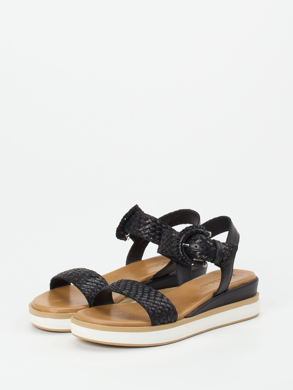 Plateau-Sandalette schwarz 1245009000702