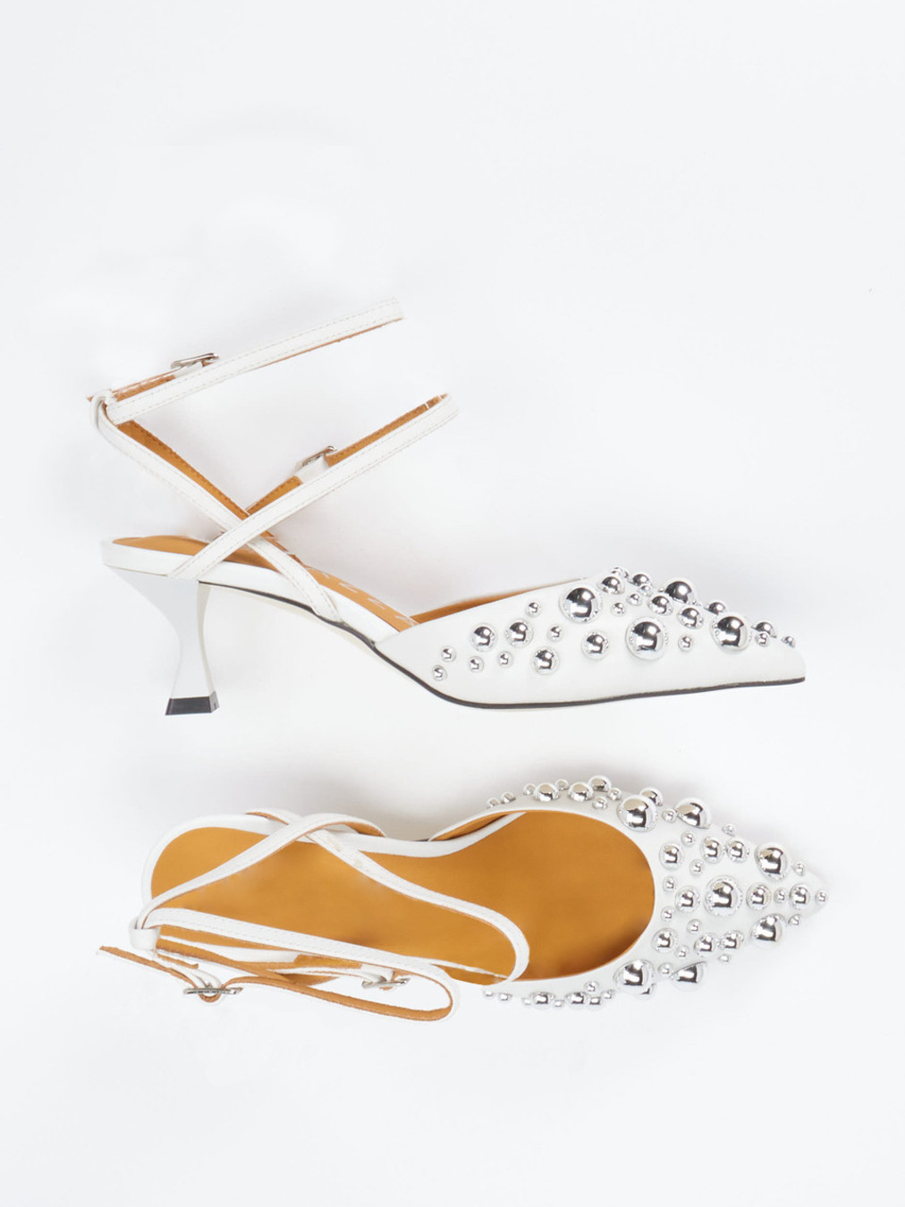 Slingpumps weiß 1303799000304