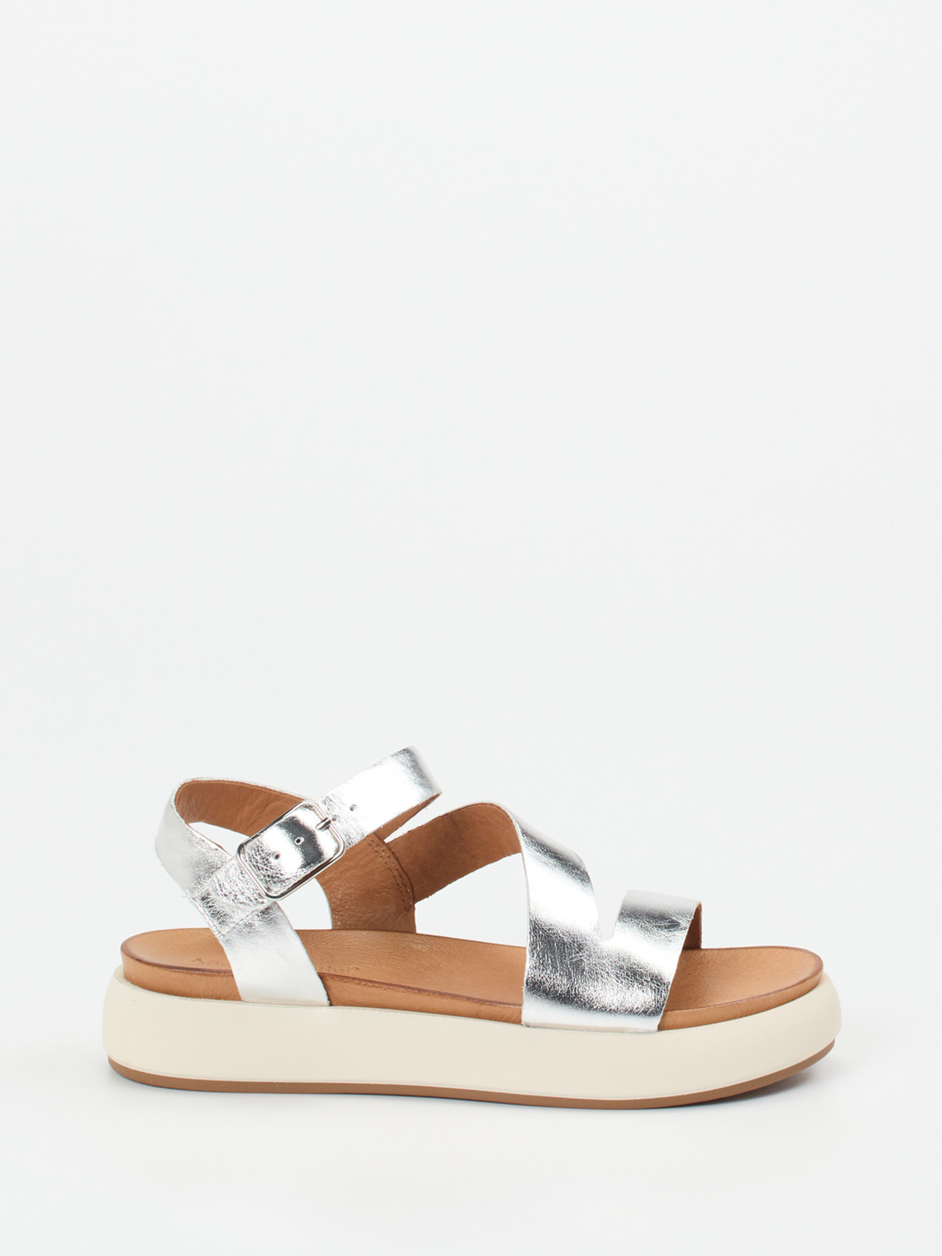 Plateau-Sandalette silber 1245449000101