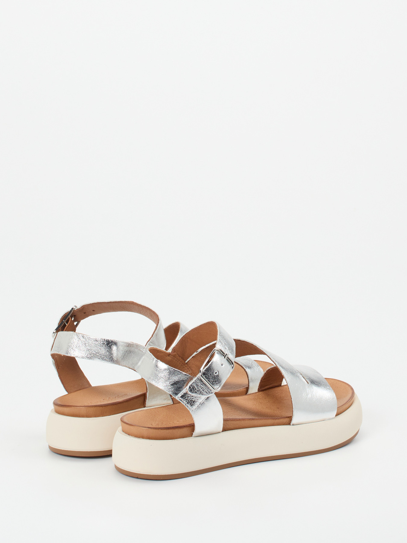 Plateau-Sandalette silber 1245449000103