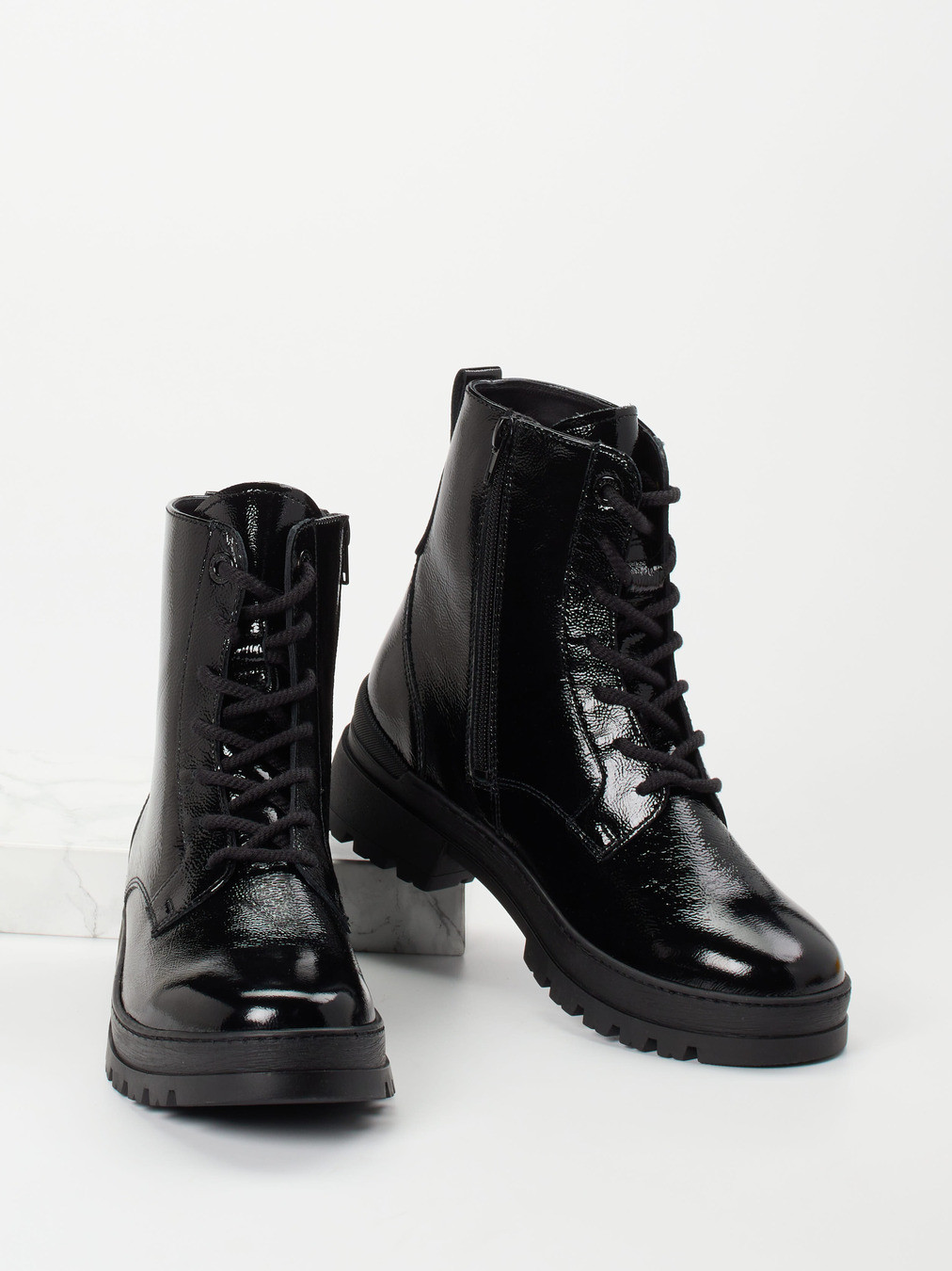 Schnürstiefelette schwarz 2751009036204