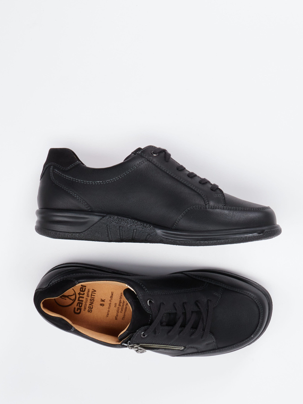 Schnürschuh für Diabetiker und Rheumatiker geeignet schwarz 4651009115404