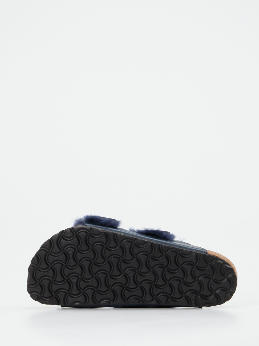 Pantolette Arizona Big Buckle Shearling blau 2110109002605