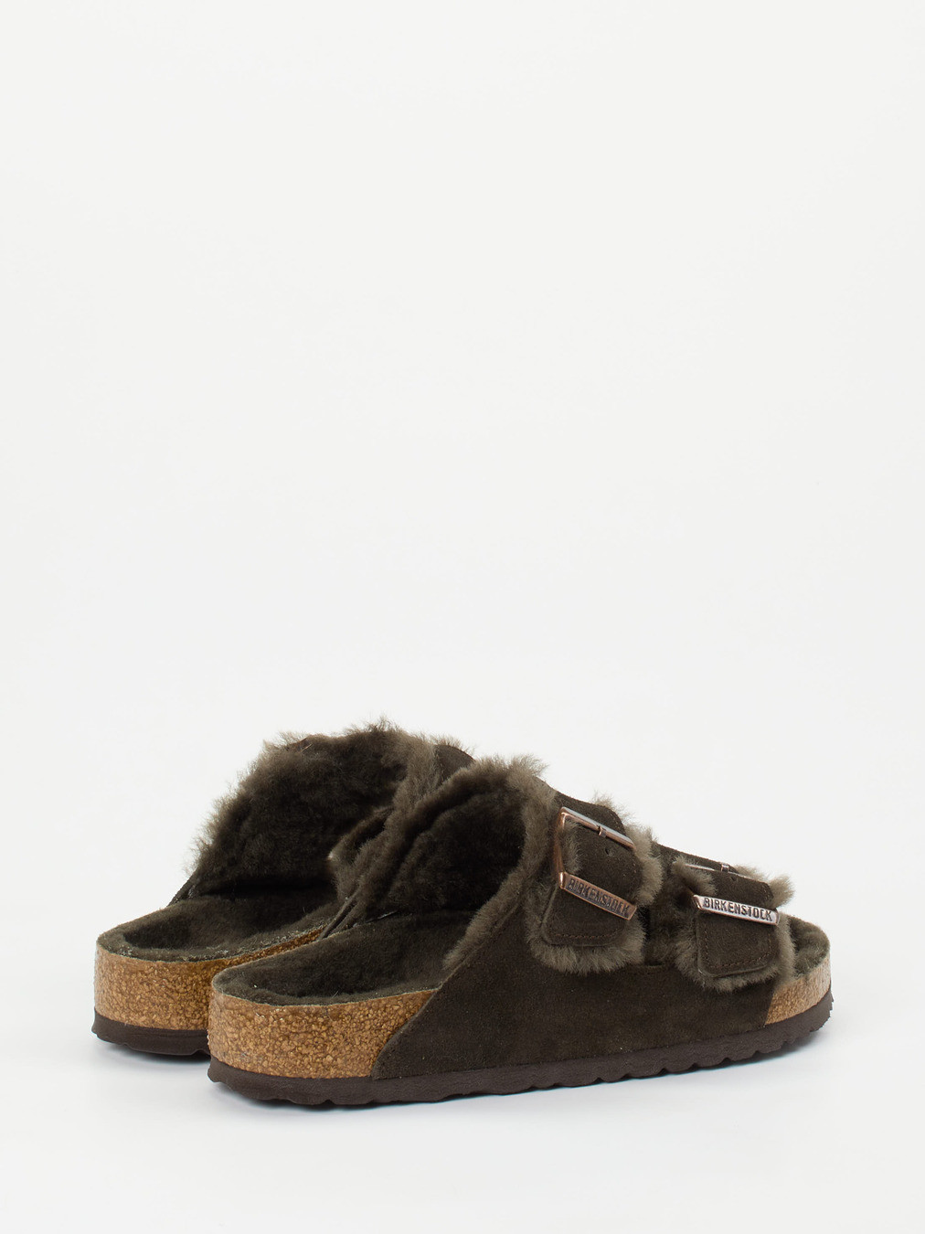 Pantolette Arizona Shearling braun 2110209001303