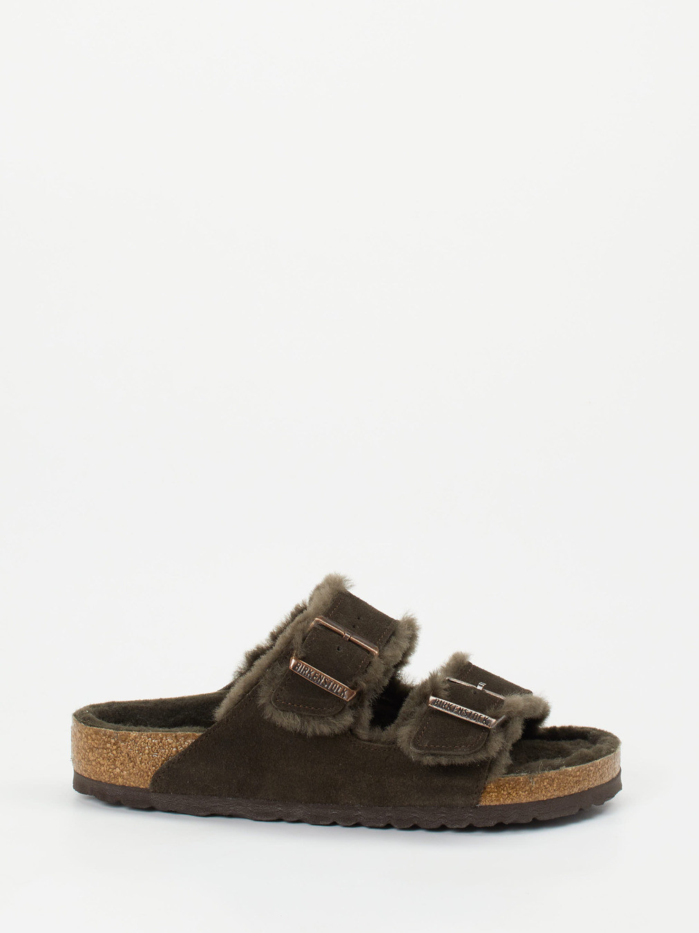 Pantolette Arizona Shearling braun 2110209001301