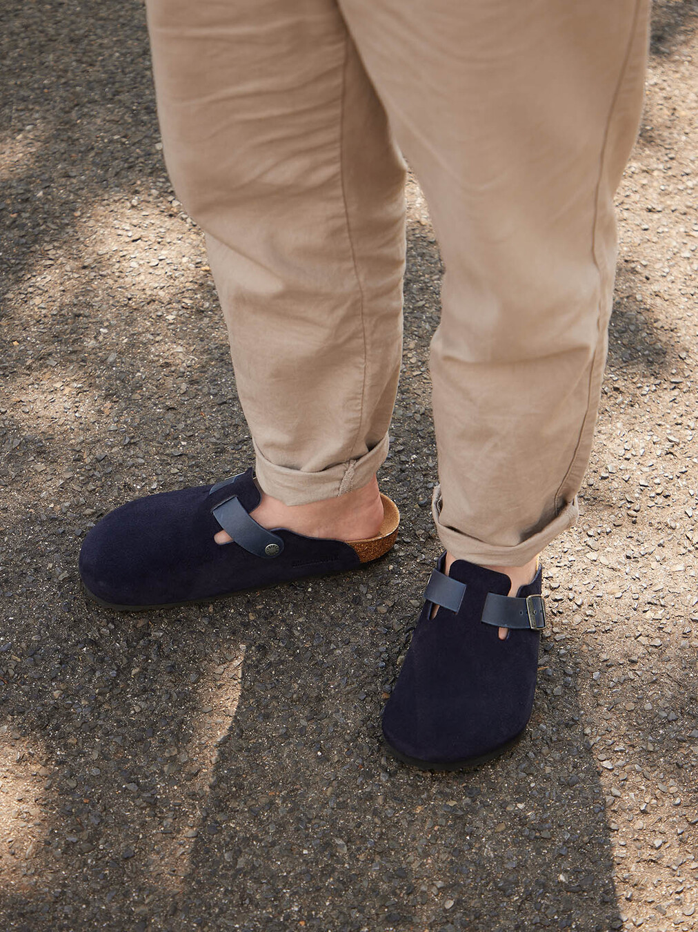 Pantolette Boston BS blau 4111109000802