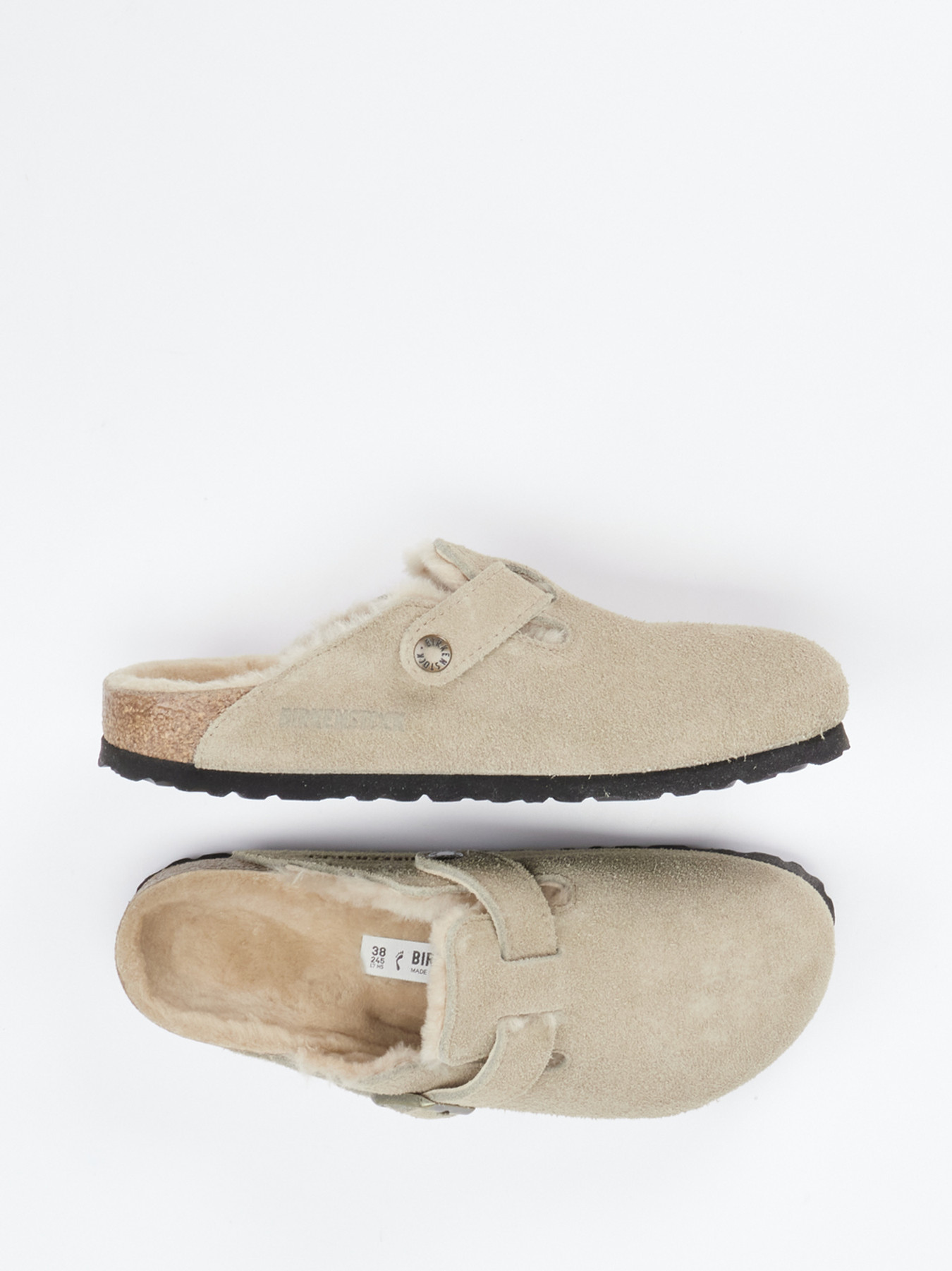 Pantolette Boston VL/Shearling braun 2111249000204