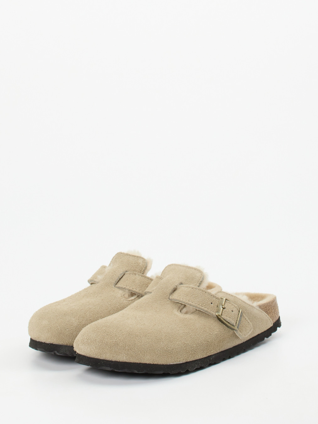 Pantolette Boston VL/Shearling braun 2111249000202