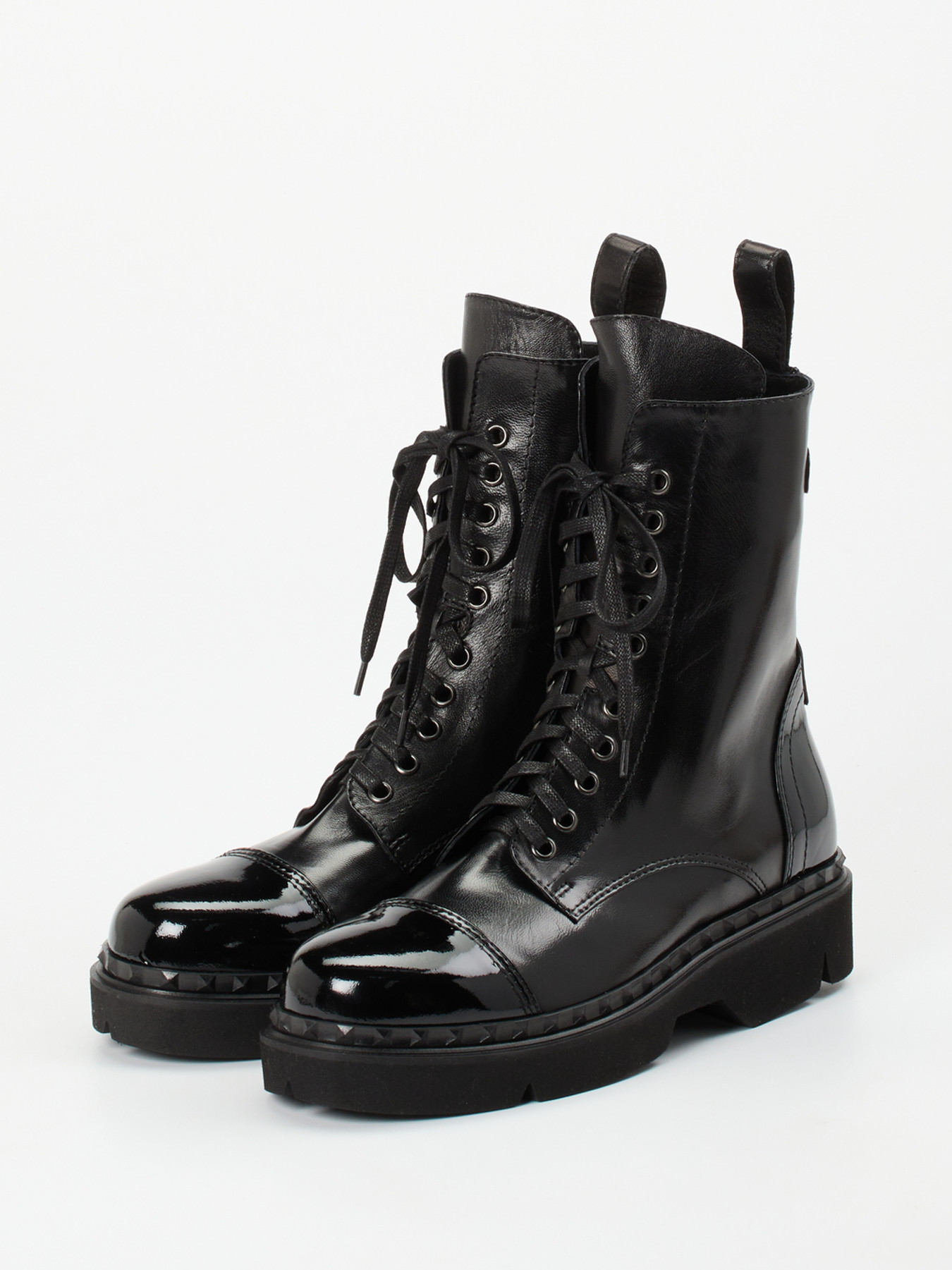 Schnürstiefelette schwarz 1723009018002