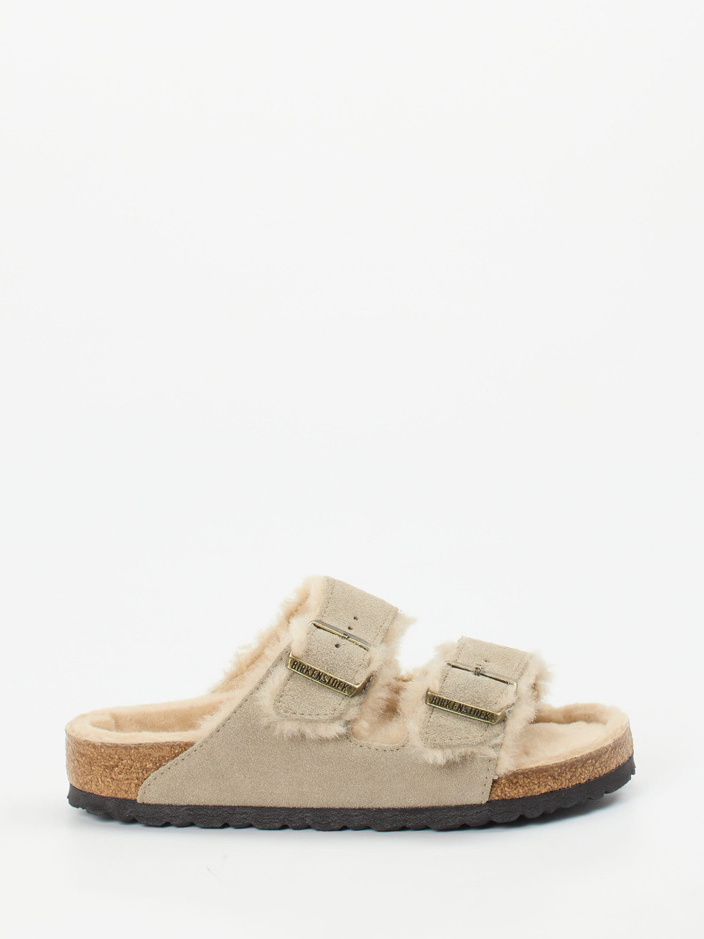 Pantolette Arizona Shearling braun 2110249000701