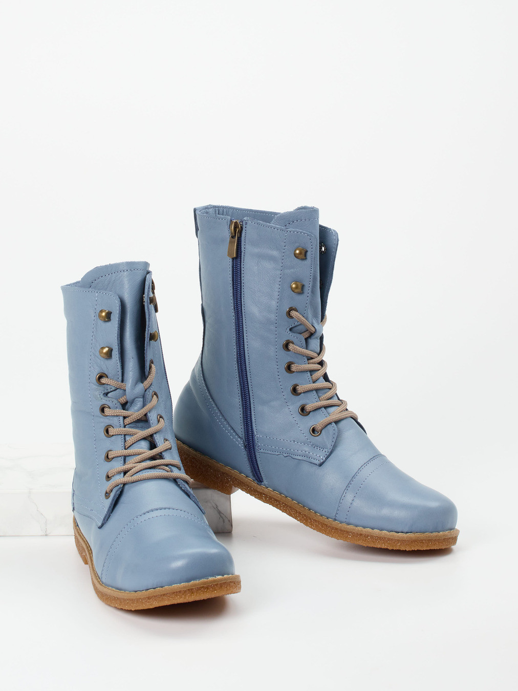 Schnürstiefelette blau 2751199000604