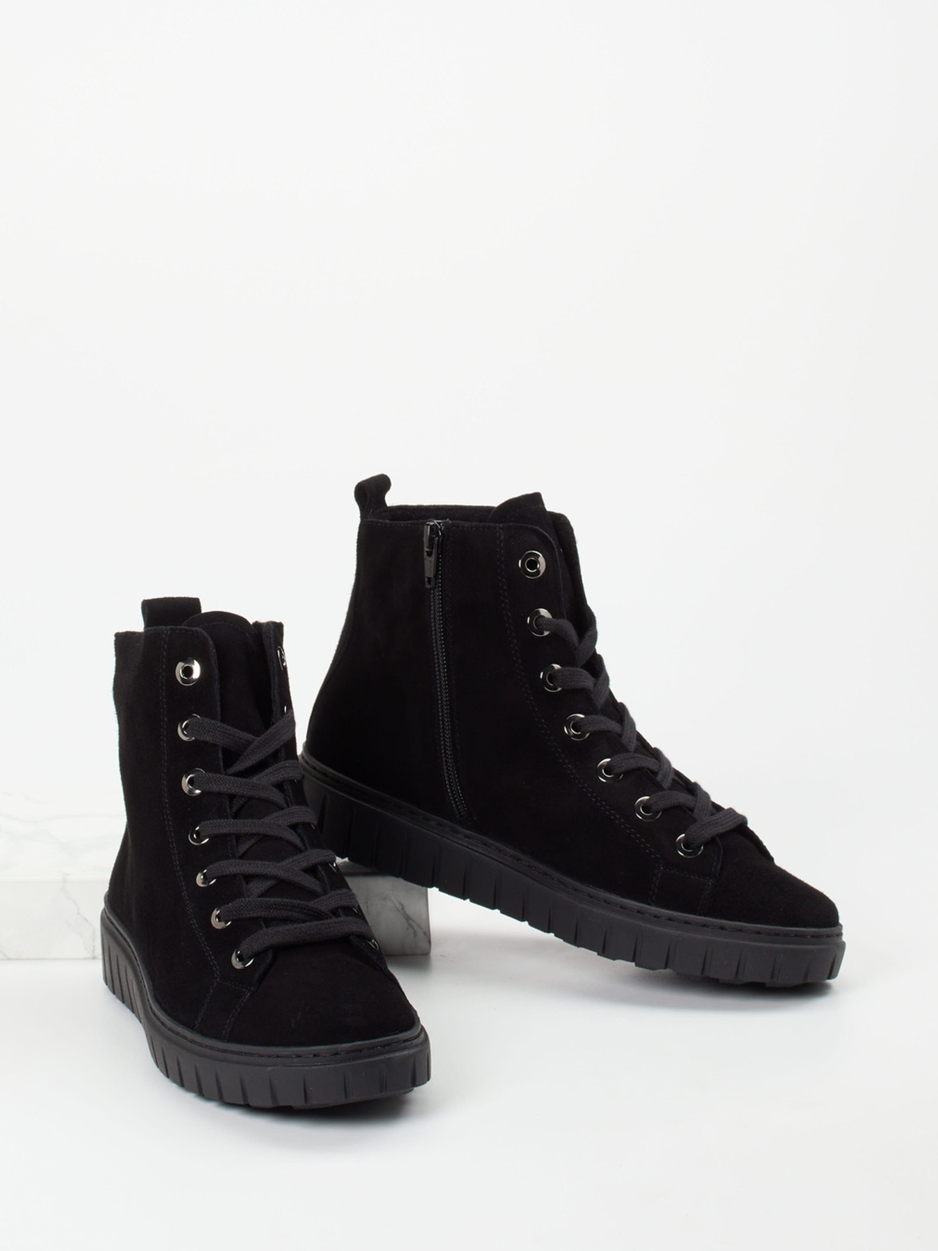 Schnürstiefelette schwarz 2751009037404