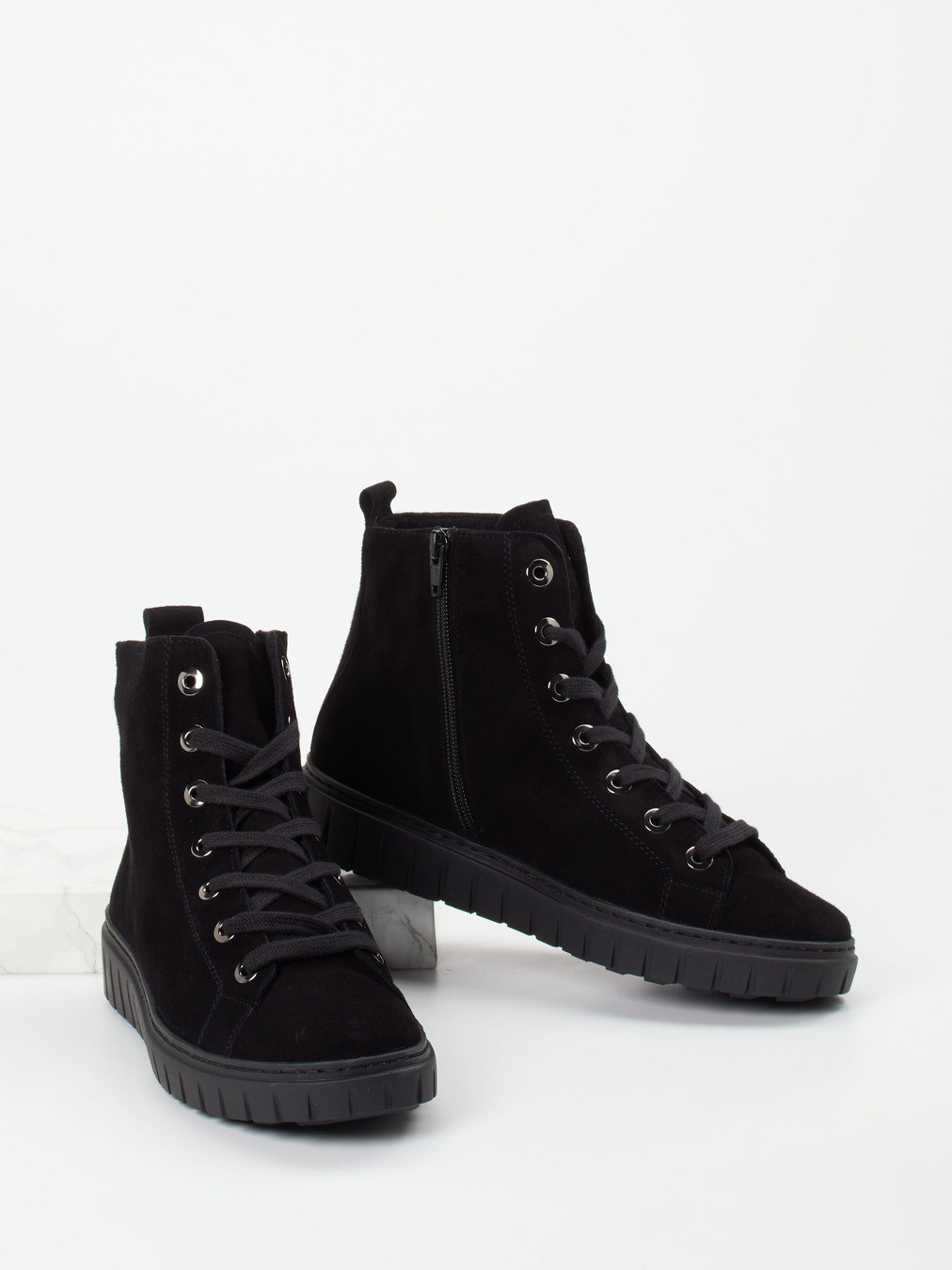 Schnürstiefelette schwarz 2751009037404