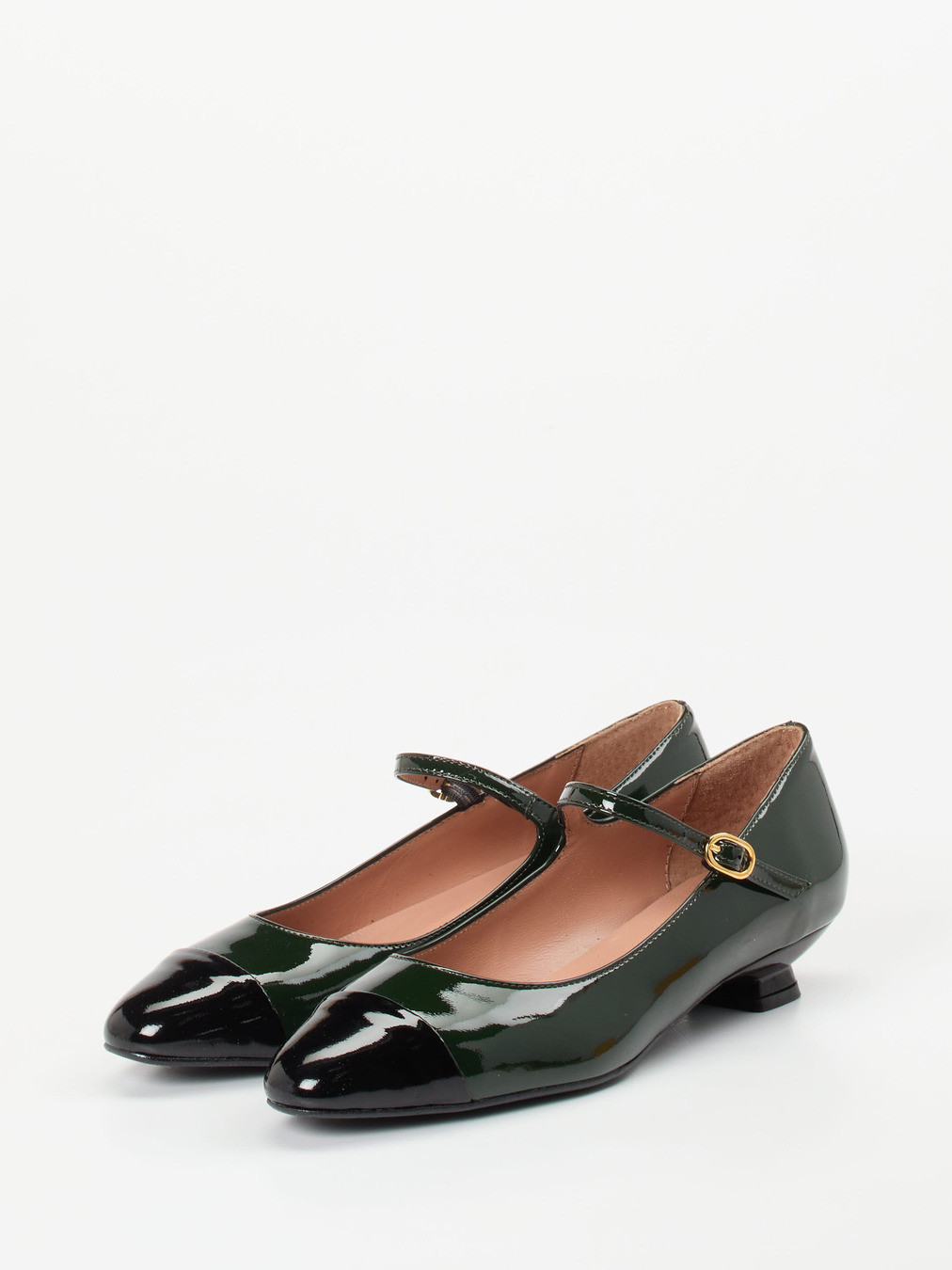 Spangenpumps grün 1421600000102