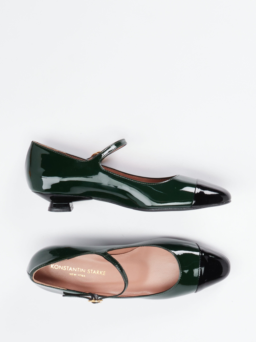 Spangenpumps grün 1421600000104