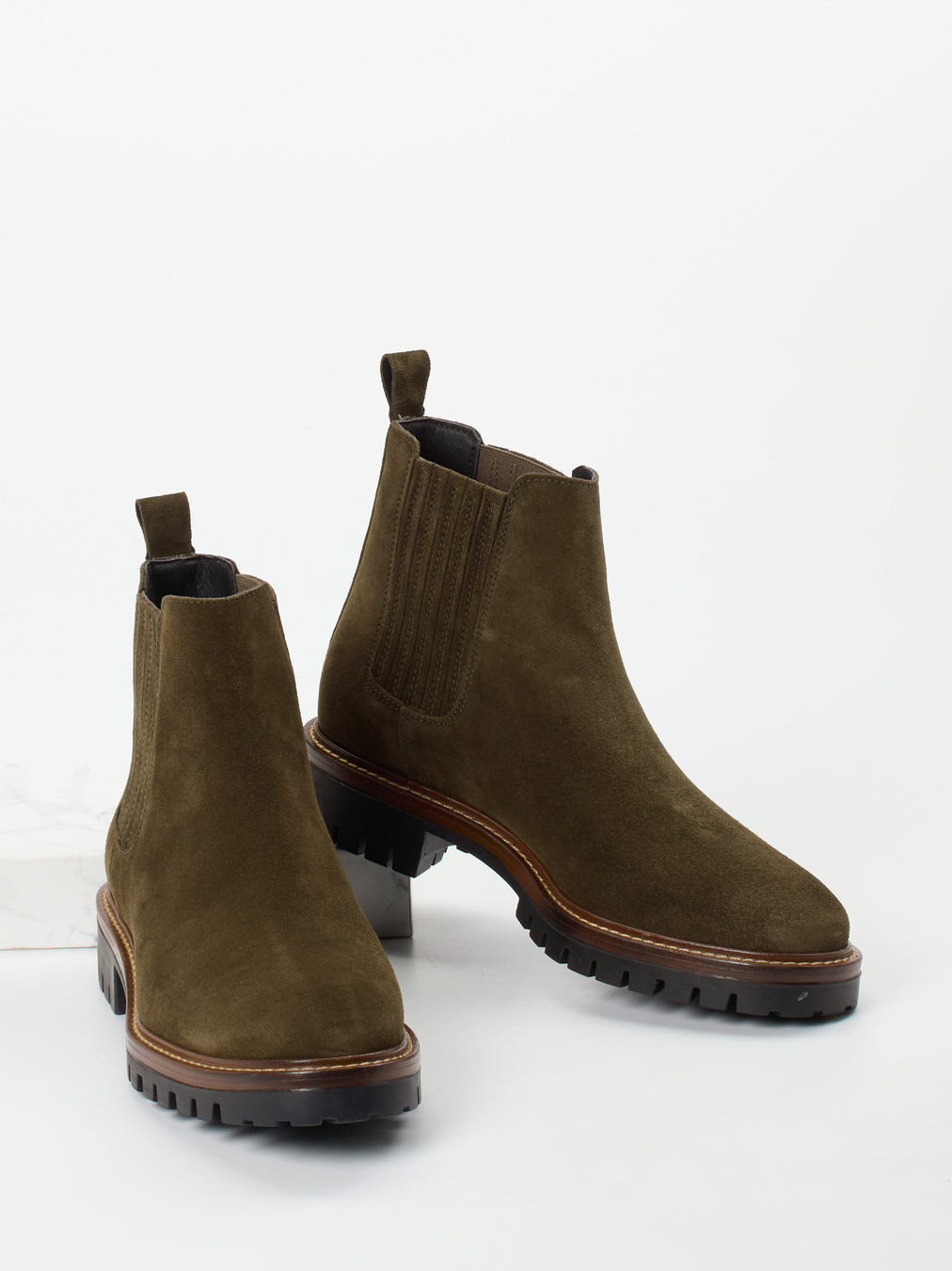 Stiefelette grün 1713629000904