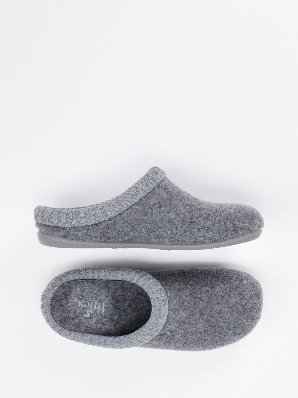 Hausschuh grau 7163459003704