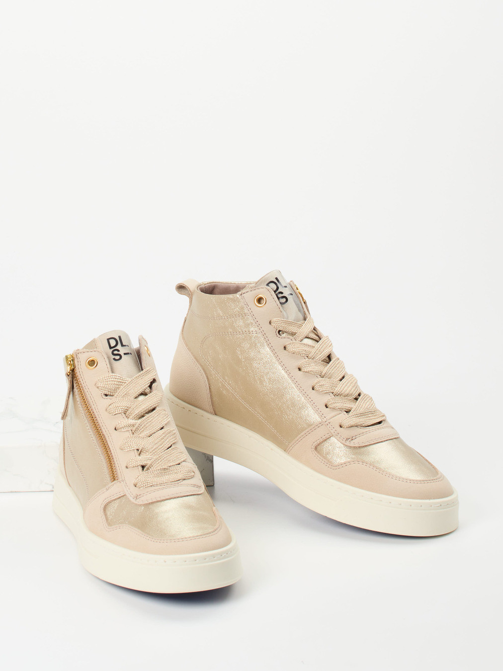 Schnürstiefelette beige 2751389000304