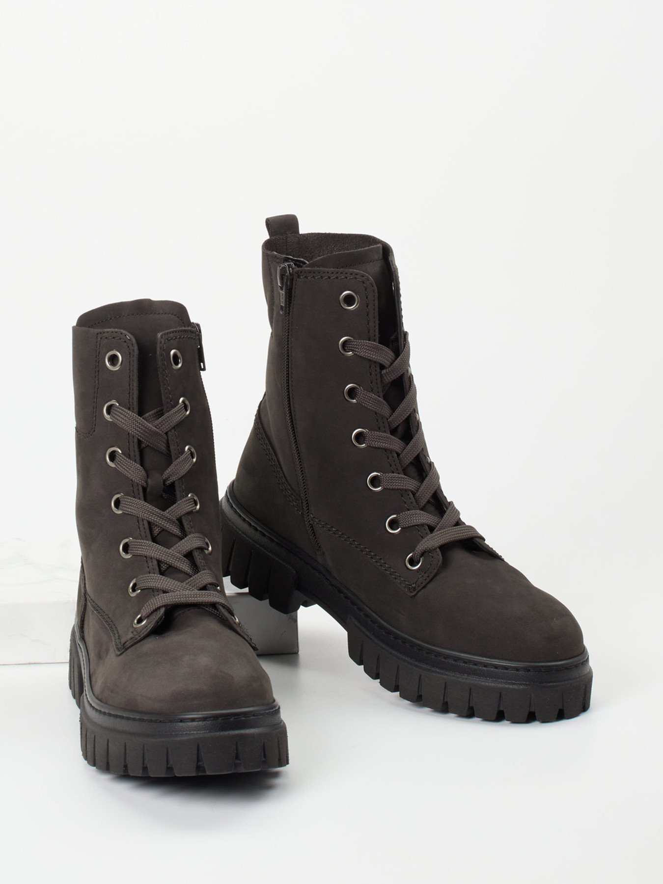 Schnürstiefelette grau 2751409003204