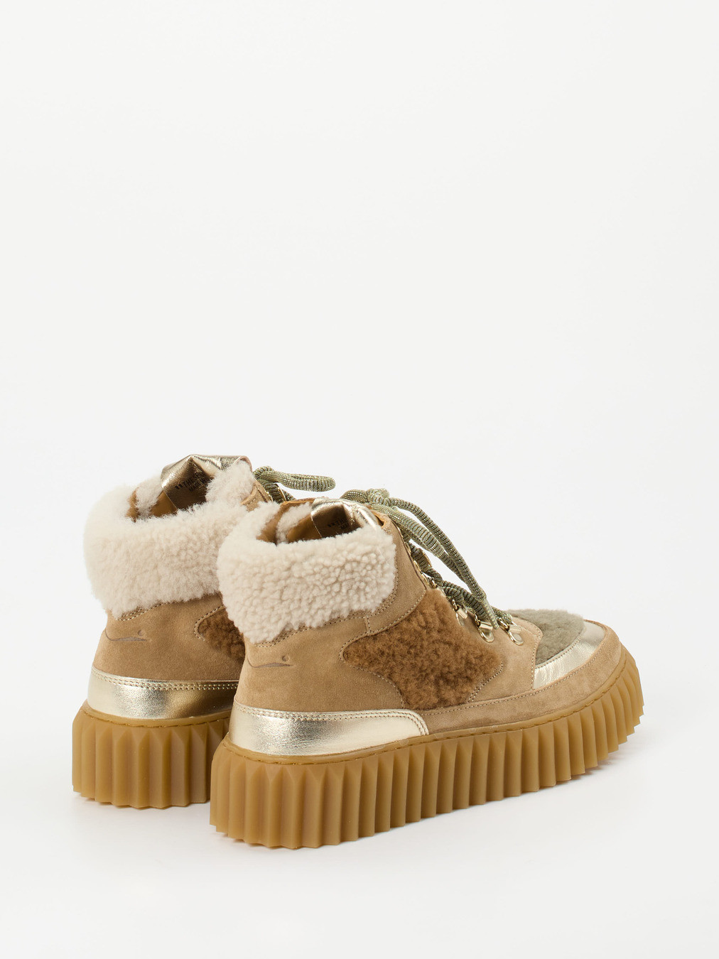 Schnürstiefelette beige 1705369000103