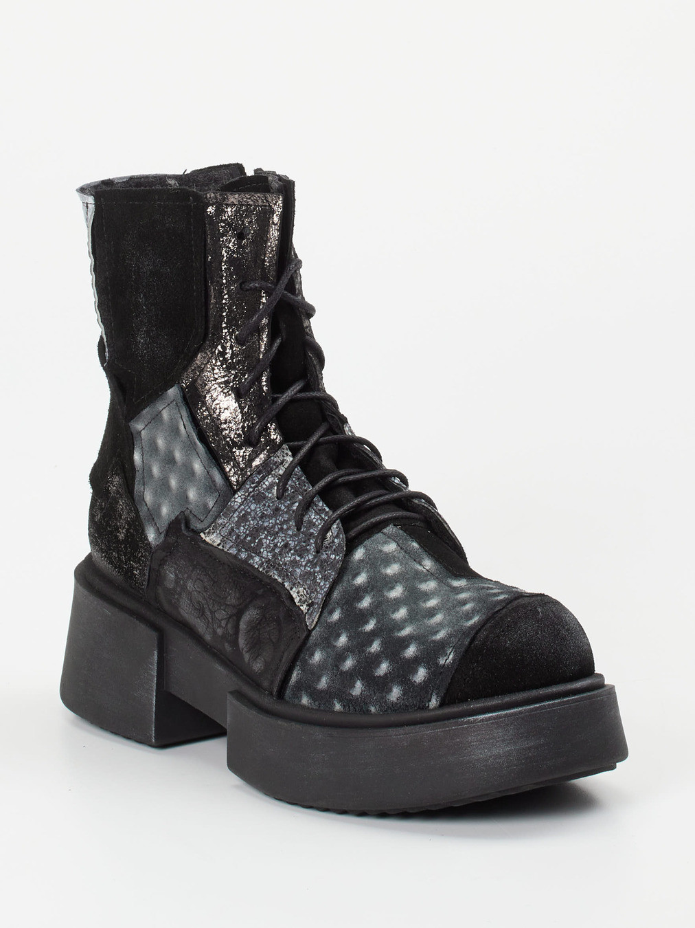 Schnürstiefelette schwarz 1727004000106