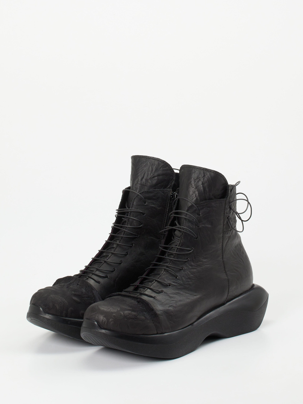 Schnürstiefelette schwarz 1705009004302