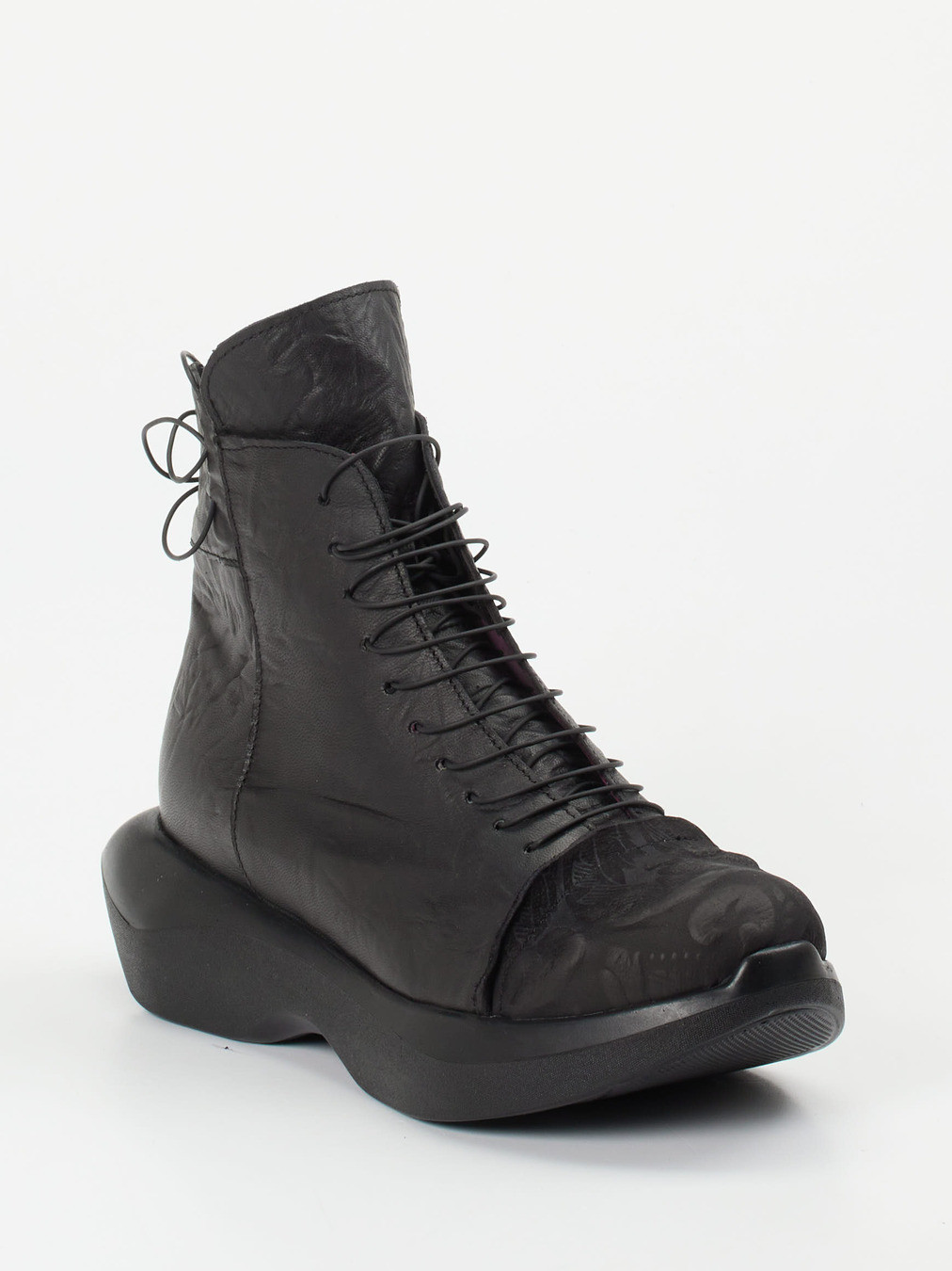 Schnürstiefelette schwarz 1705009004306