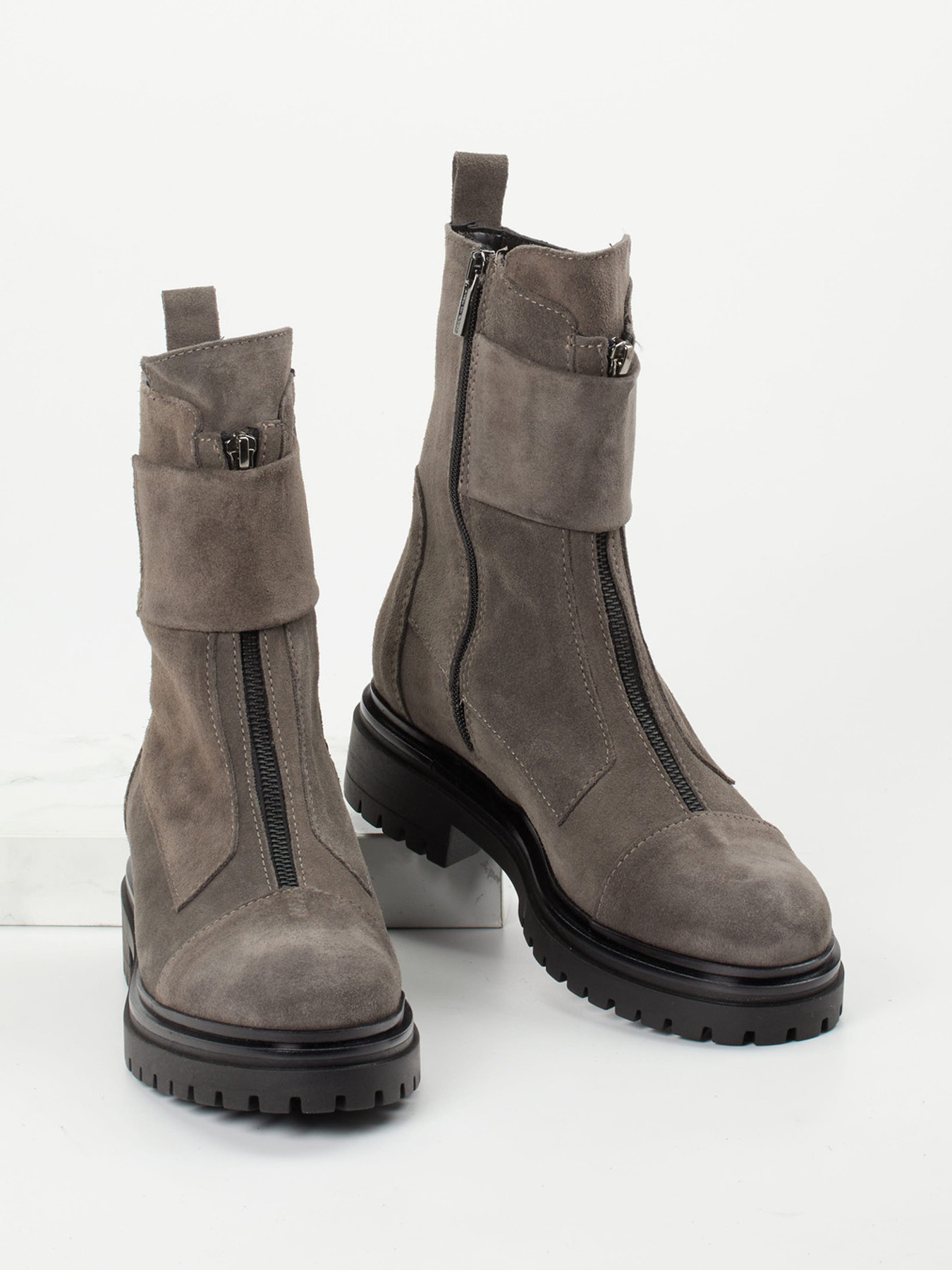 Stiefelette grau 1735409001304