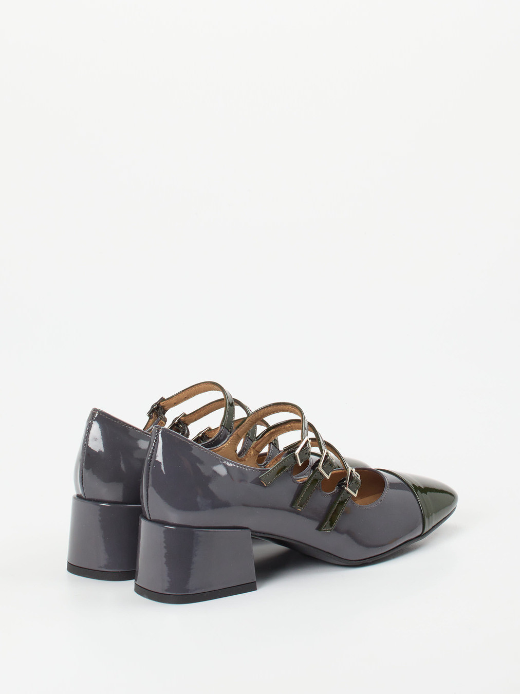 Spangenpumps grau 1425406000103