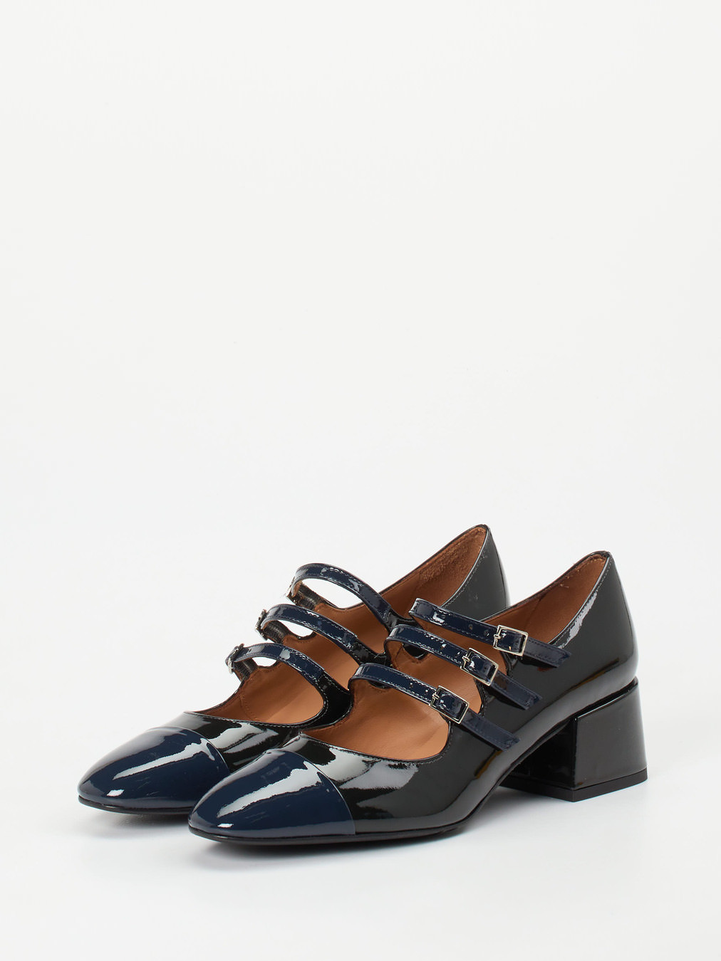 Spangenpumps blau 1425104000102