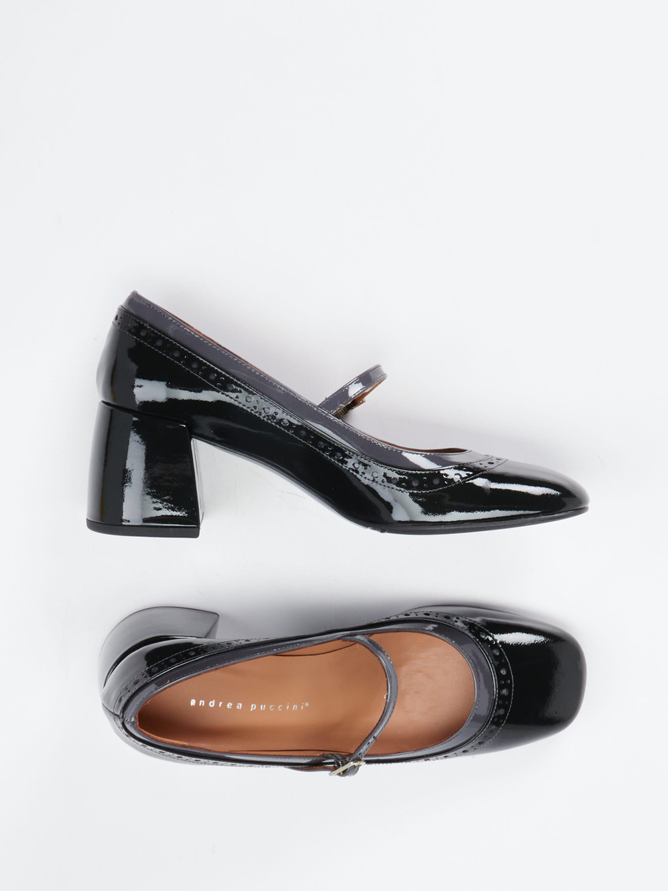 Spangenpumps grau 1427459000104