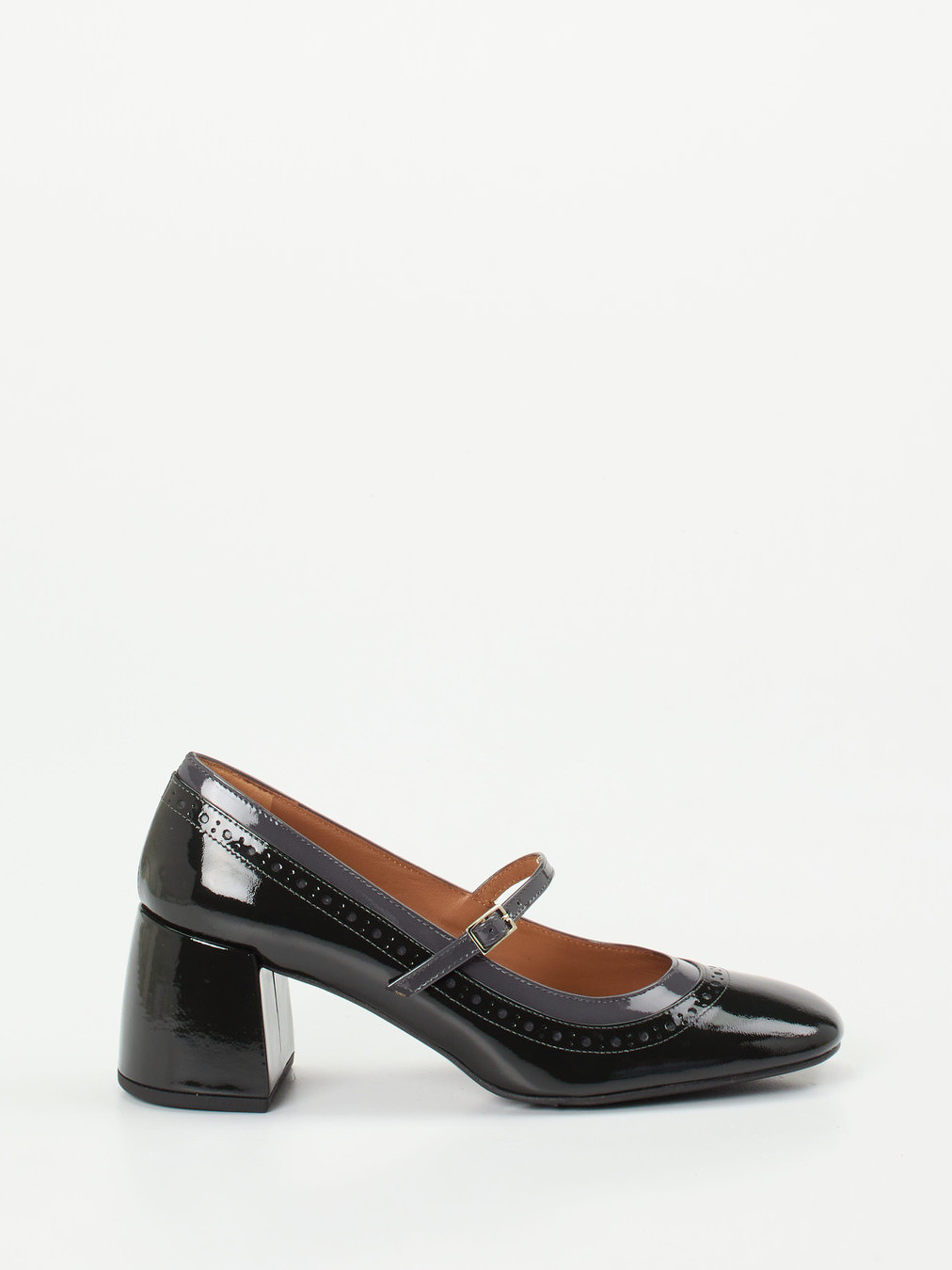 Spangenpumps grau 1427459000101