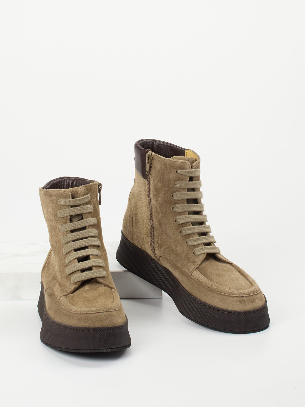 Schnürstiefelette braun 1703249001604