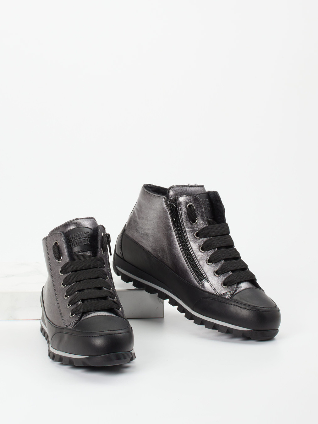 Schnürstiefelette schwarz 1803009004004