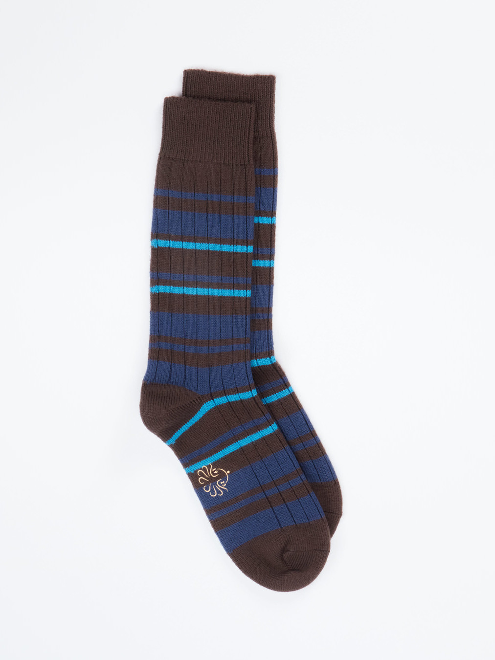 Herrensocken gemustert braun 9491201000506