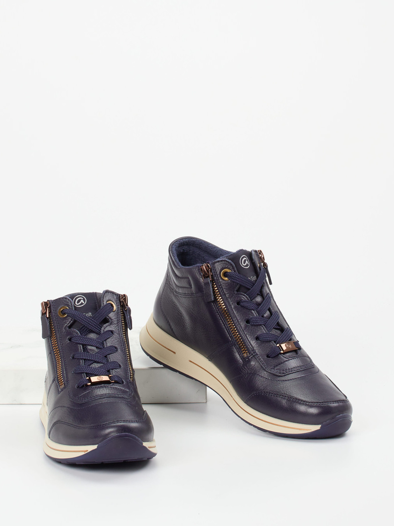 Schnürstiefelette blau 2751109012004