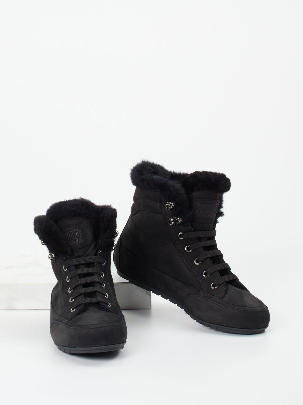 Schnürstiefelette schwarz 1801009006104