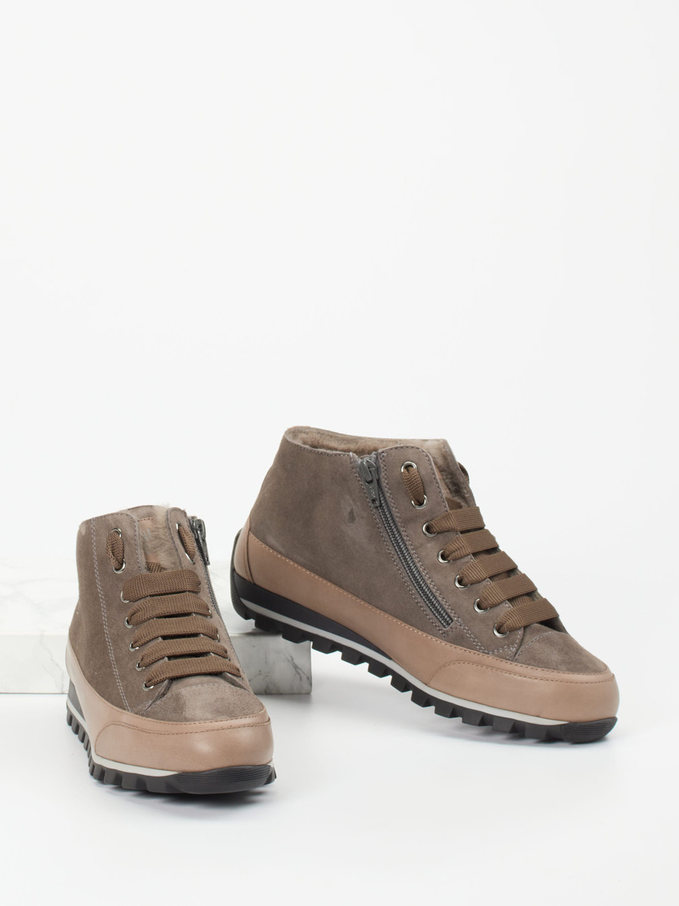 Schnürstiefelette braun 1803249001904