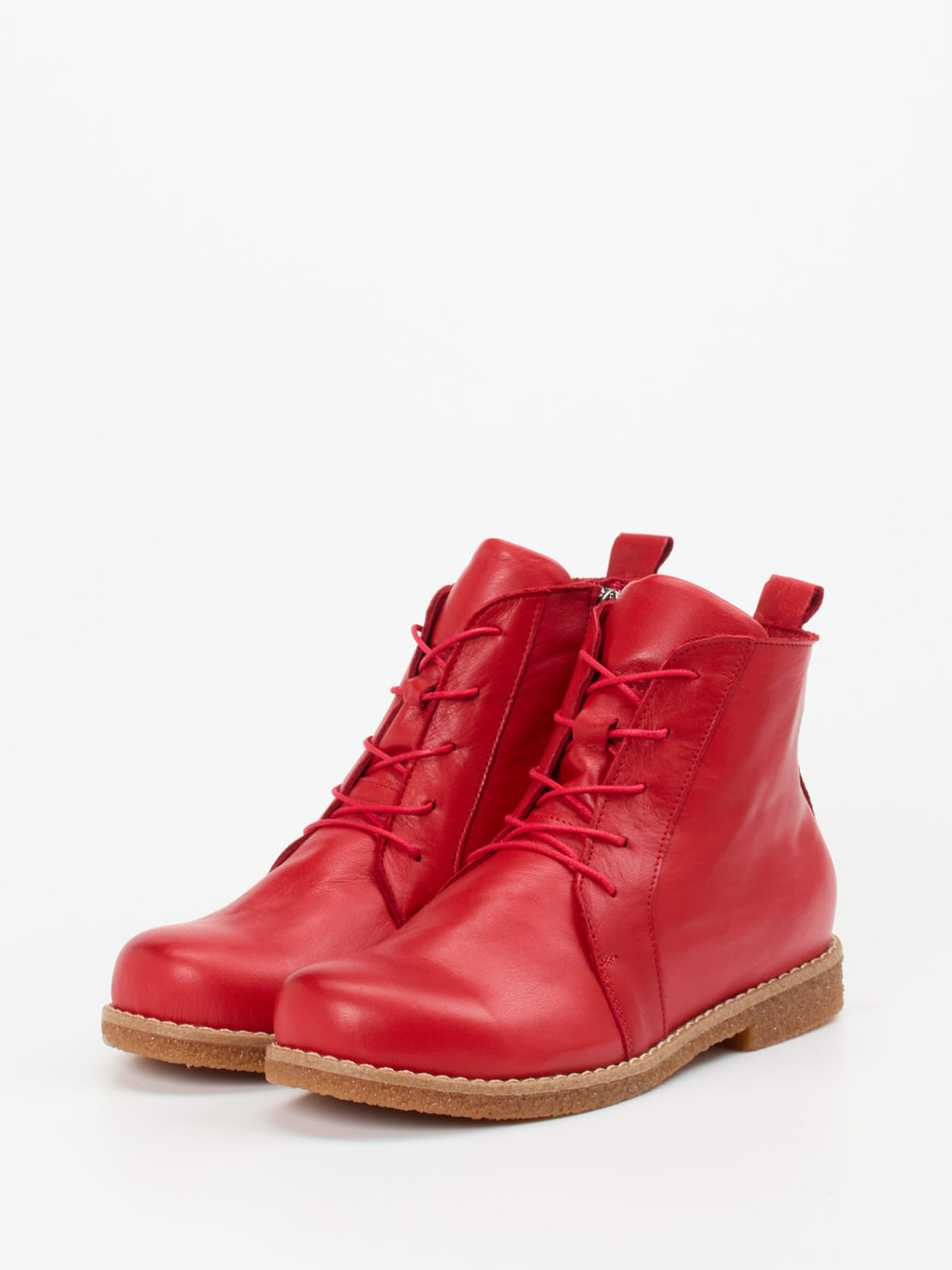 Schnürstiefelette rot 2751559002402