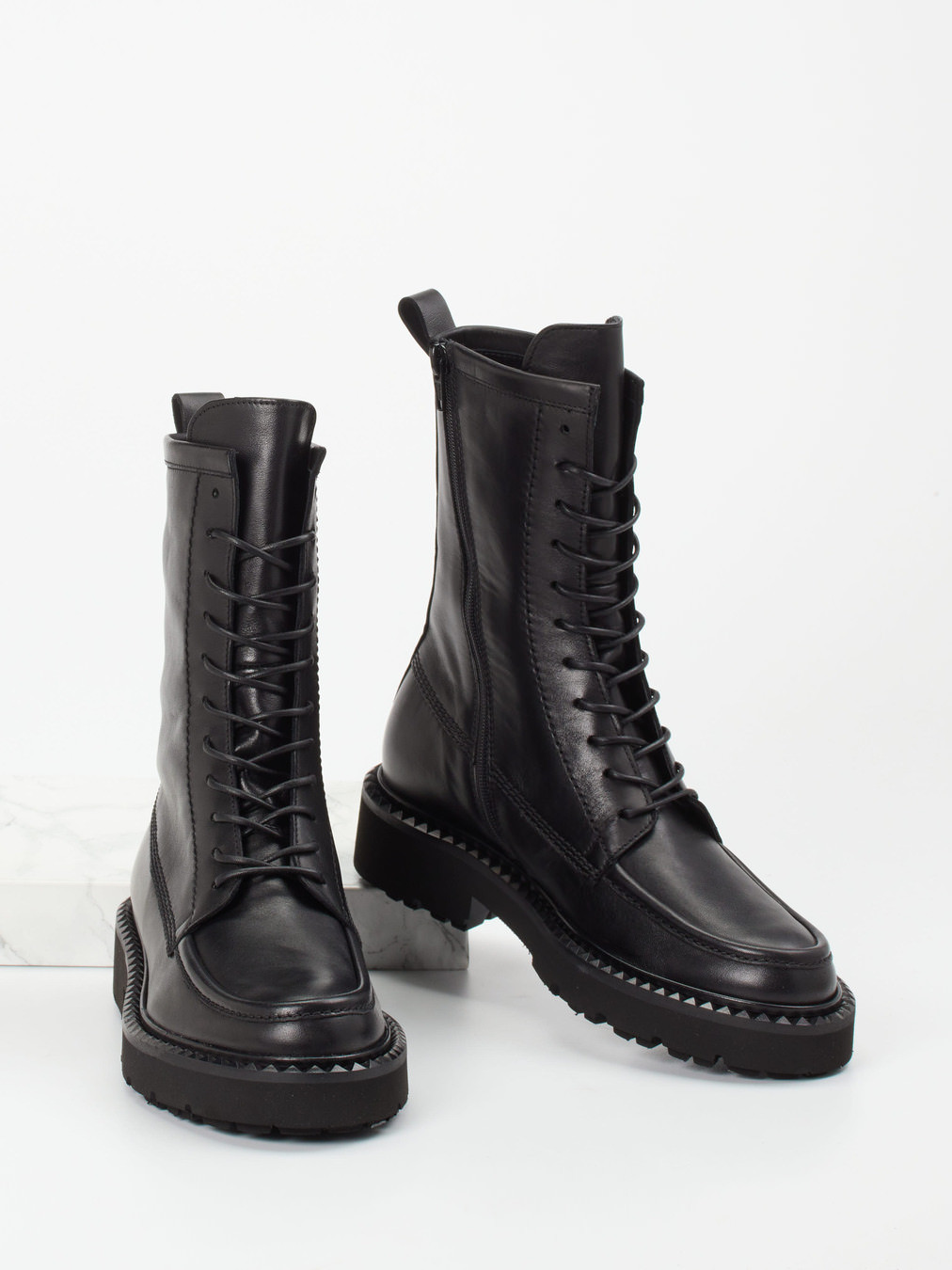 Schnürstiefelette schwarz 1723009017604