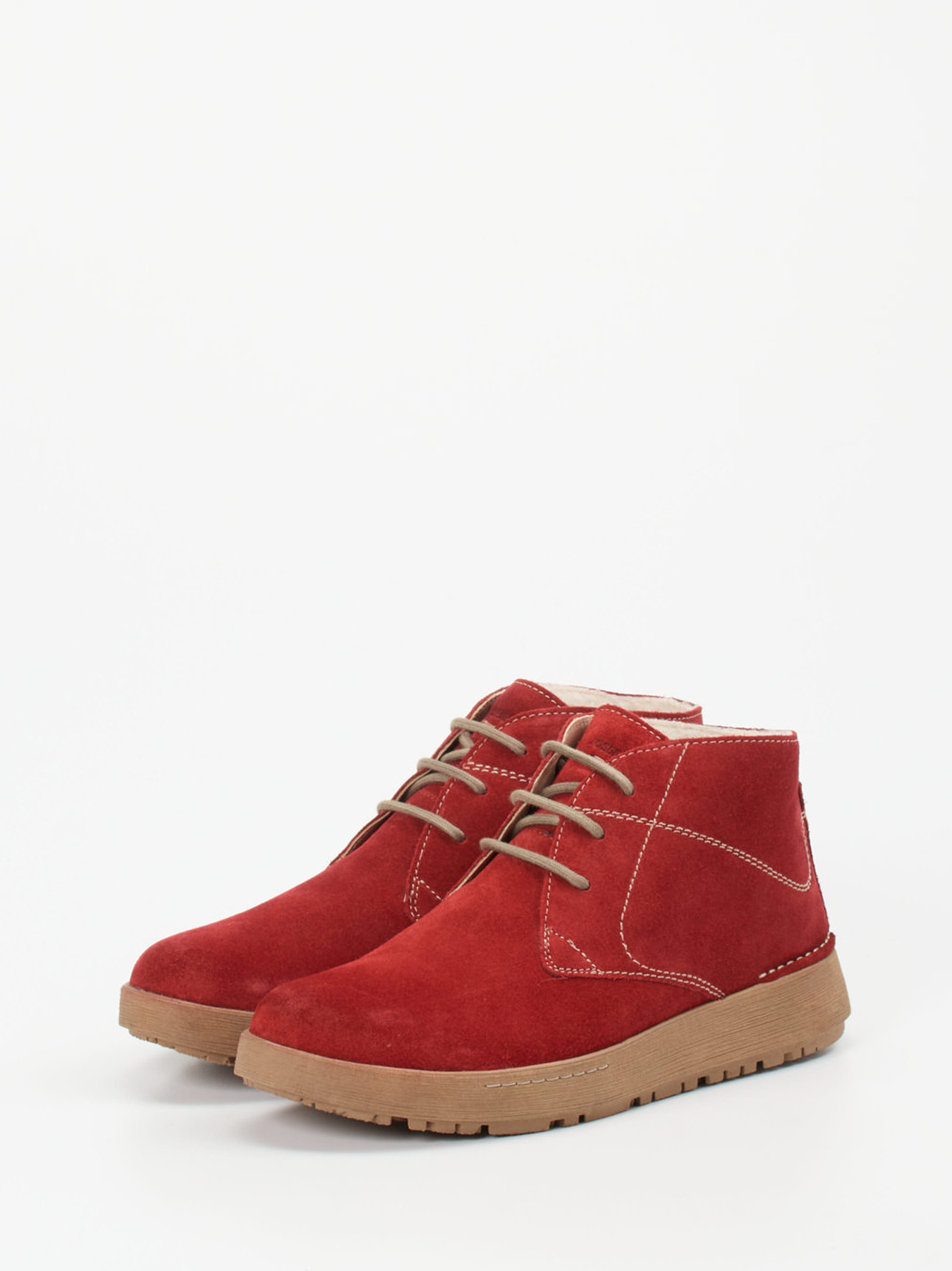 Schnürstiefelette rot 1803559000502