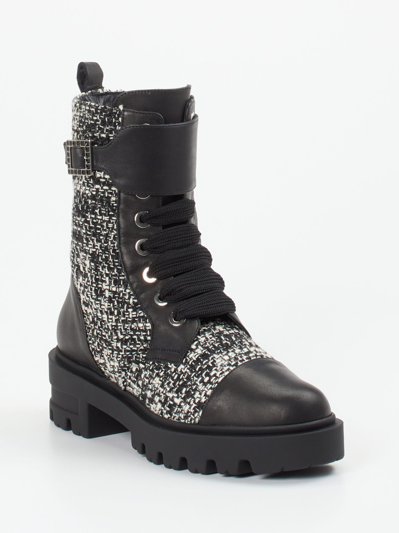 Schnürstiefelette schwarz 1725007000106