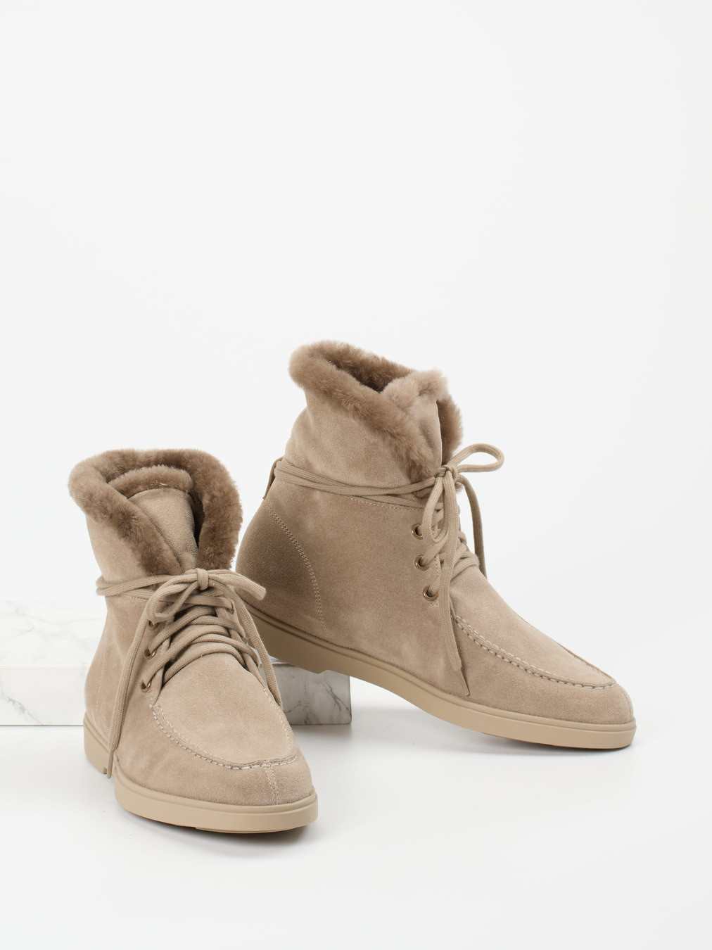 Schnürstiefelette grau 1803459001404