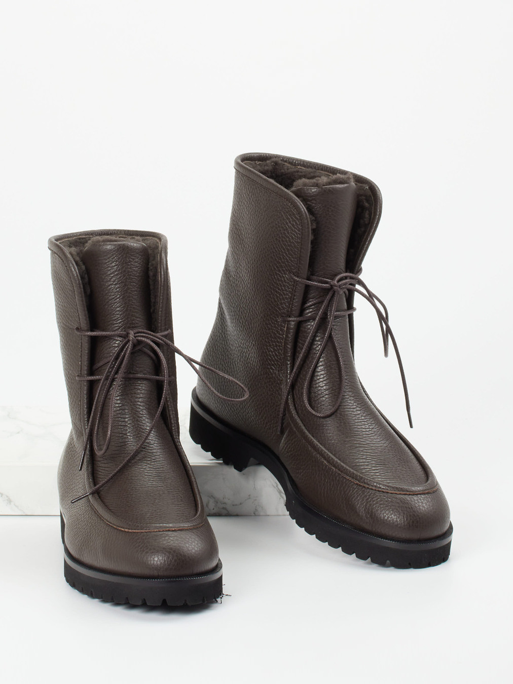 Schnürstiefelette braun 1823209000904