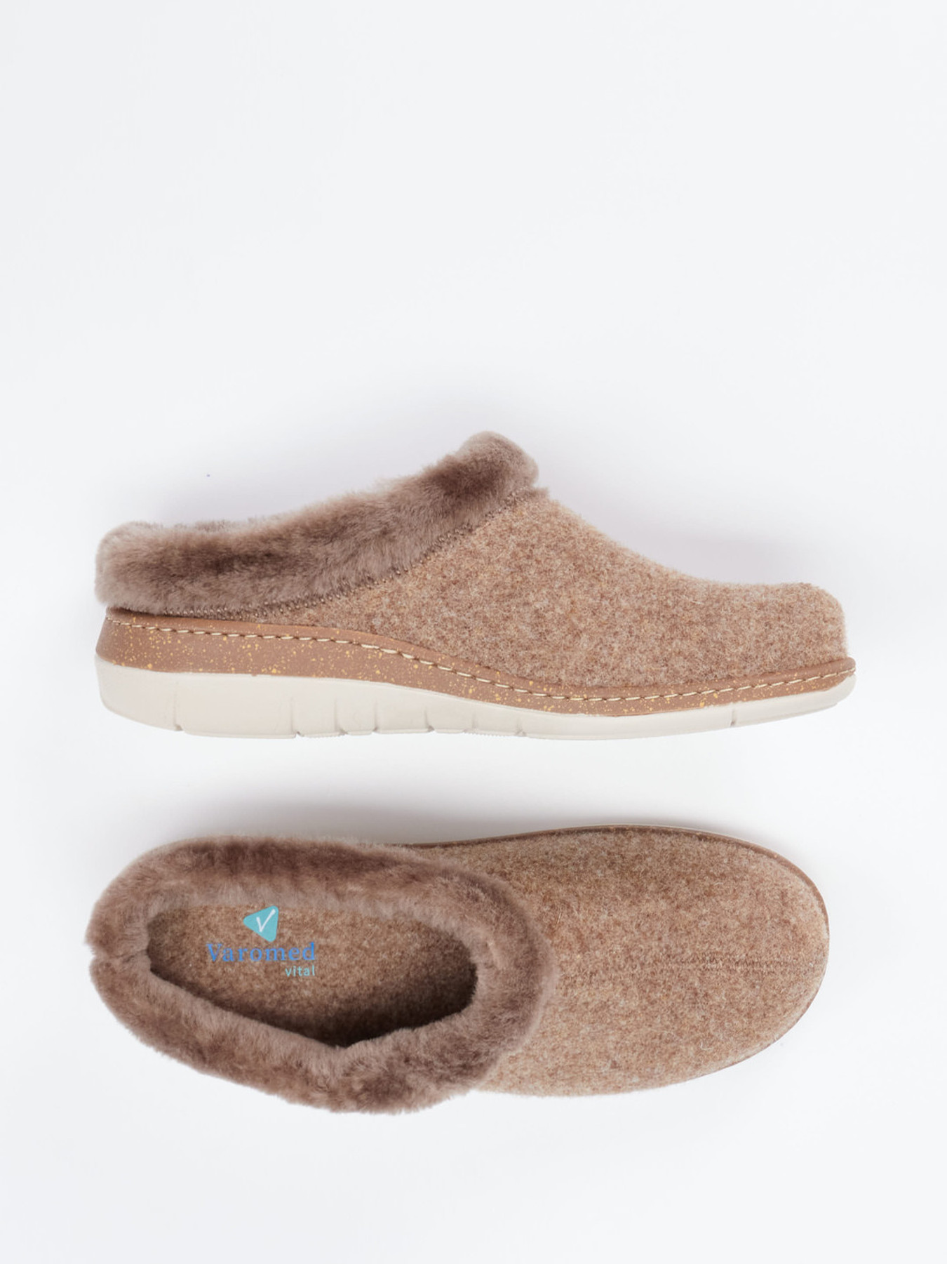 Hausschuh braun 7163249001804